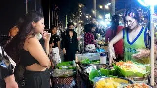 Inside! CAMBODIA's Walking tour nightlife 2026 | Chaktomuk Walk street at Phnom Penh Riverside