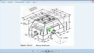 bloque deslizante 3D en autocad