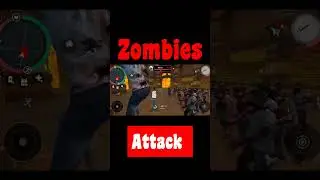 Zombies Attack | One Man | Several Zombies