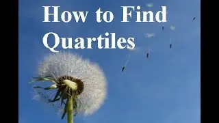 How to find Quartiles