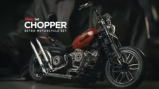 Two wheels. One attitude. All bricks--Nifeliz Chopper Motorcycle