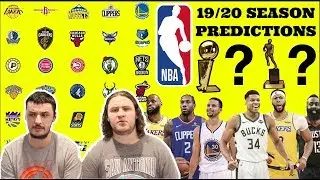 NBA SEASON PREDICTIONS 2019/20