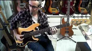 Japan Vintage Bass Guitars: Greco PB420 Circa 1973, Bass Demo / Review