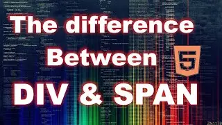 The difference between DIV and SPAN 