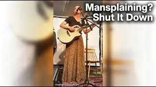 Britt Wilson performs “Mansplaining” during #chathamnc County stories & songs - 1.17.26