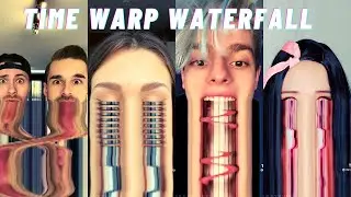 Crazy Time Warp Scan Funny Waterfall Effect Challenge #18 | TikTok Compilations