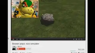 Bowser Plays Rock Simulator