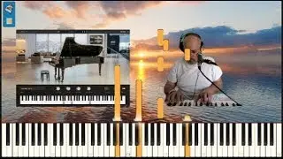Pianist Tamir Orkoby Home Piano Improvisation Morning Concert + BandLab LoFi Looper Beats