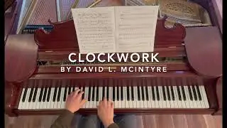 Clockwork by David L  McIntyre  (RCM Level 1 - Etude)