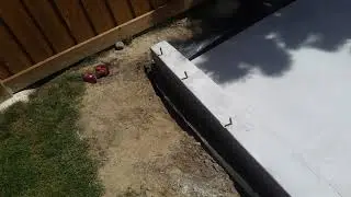 Concrete Shed Pad Monolithic pour with stem wall