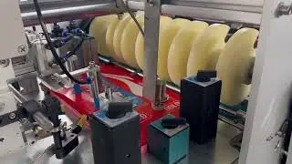 Composite paper tube labeling machine｜How to attach paper labels to paper tubes