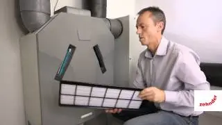 Changing the Filter in Zehnder's ComfoAir 350 Ventilation Unit