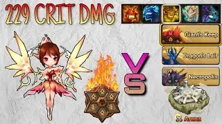 229 Crit DMG ISELIA in Cairos Dungeon | Rift & Arena - Summoners War