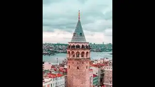 🗼Turkey, Galata Tower is a symbol of Istanbul