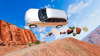 CARS vs CLIFF Road Crash &ndash; EPIC Brake-Check Challenge! 😱💥 BeamNG.drive