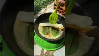 Omelette with shredded cabbage #DE