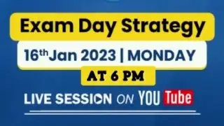 Exam Day Strategy Live on 16 JAN | MIST FMG / NExT | 6pm