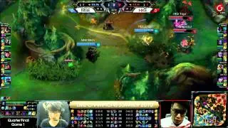 LMS Summer 2015 Quarter Final HKE VS MSE Game 1 Highlight