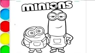 Minion drawing colouring and painting, minions movie, minion rush cartoon, minions the rise #84
