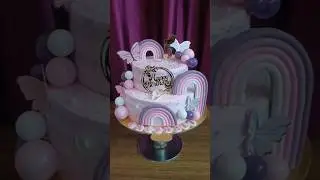 😍Beautiful Bday Cake for 👧Girl #cake #cakedesign #shortsfeed #viralshorts #trendingshorts #ytshorts