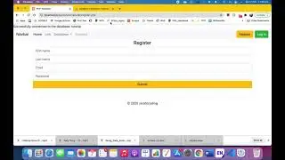 Register users in PHP PDO | Part 2
