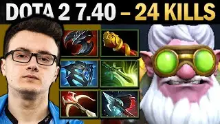 Sniper PRO MID with 24 Kills and Rattlecage - Gameplay Dota 2