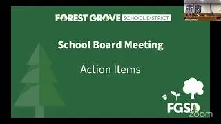 12/9/2025 FGSD School Board Meeting