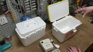 Frabill Minnow Bucket Upgrade - Part 1 - Insulation and USB power