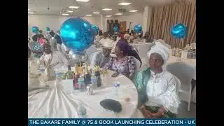 The 75th birthday and book launch of Chief Adewale Bakare.  The Majekobaje of Bradford, UK Part 1