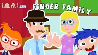 Песня Finger Family на английском языке для детей - популярные песни для детей со стихами