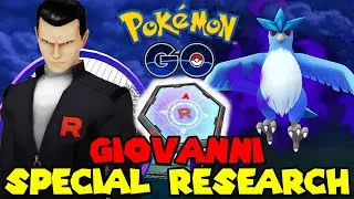 GIOVANNI SPECIAL RESEARCH IN POKEMON GO - Shadow Legendary Pokemon