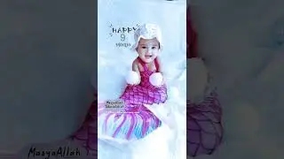 #kidsshorts #kids #mermaid #babyshorts #cutebaby #bunny