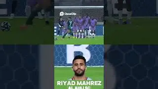 Riyad Mahrez free kick #football #reels #shorts #shortvideo #ytshorts @YouTube