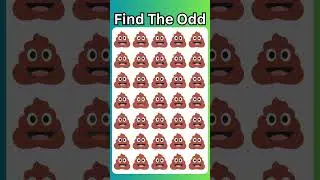 Find The Odd Emoji Out Quiz#14 | Emoji Quiz #oddoneout #emojichallenge #quizworld #riddles #puzzle