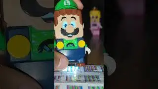 Lego Super Mario January 2024 Sets Barcodes #shorts with Luigi (Drawn homemade) 6pcs