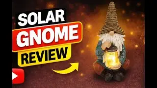 Review - VP Home Firefly Jar Gnomes - Outdoor Garden Gnome with Solar Light - Durable Gar