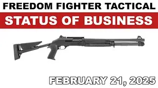2.21.25 Status Update - Custom Benelli M4 Limbsaver Buttpads (SOON) for Collapsiible Stocks!