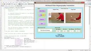Video Steganography with Source Code | Hiding Text Message In Video Using Matlab Final Year Project