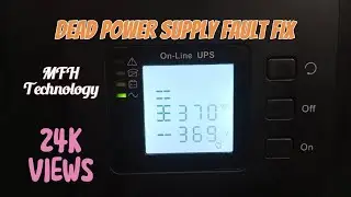 Eco star / Kstar / Deutsche power / Epower 10kva 240vdc online ups dead power supply section repair