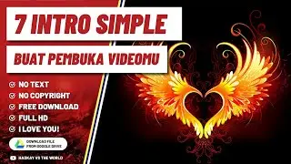 7 INTRO SIMPLE - No Text No Copyright Free Download Full HD (2021) #introvideo