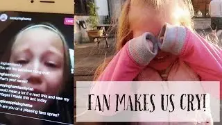 A FAN MAKES US CRY!!