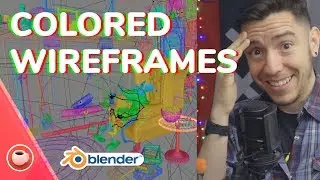 Colored Wireframes in Blender 2.8! - Blender Minute
