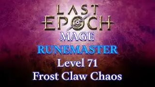 Lvl 71 Frost Claw Runic Invocation Build | Lvl 70 Mono