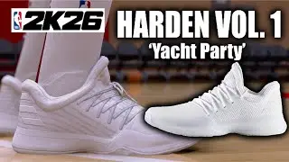NBA 2K26 Shoe Creator - How to make Adidas Harden Vol. 1 'Yacht Party'