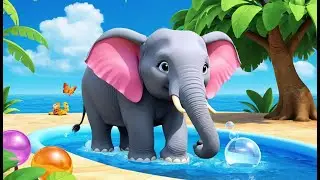Elephant Floats on a Bubble Raft | Magical and Fun Kids Nursery Rhyme Animation