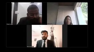 Preliminary Round- Court Room 3 - 3rd National Virtual Moot Court Competition by TGA