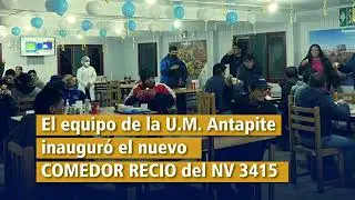 U.M. Antapite inaugur&oacute; un nuevo COMEDOR RECIO gracias a un gran trabajo en equipo