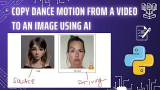 Copy Dance Motion from a Video to an Image Using AI  - Python Motion Capture AI Project