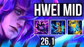 HWEI vs AKSHAN (MID) | EUW Diamond | 26.1