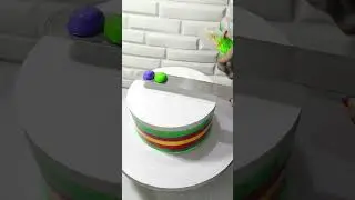 Rainbow Cake Design 🌈 #shorts #youtubeshorts #viral #video #video #trending #video #shortvideo #reel